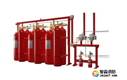 外貯壓式(也稱為備壓式、外儲壓式)七氟丙烷滅火系統(tǒng)